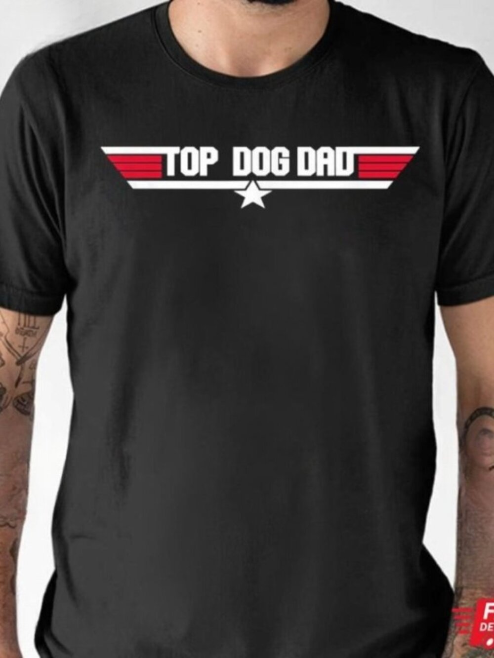 Top Dog Dad Father’s Day Gift T-Shirt, Top Dog Dad Shirt, Dad Gift